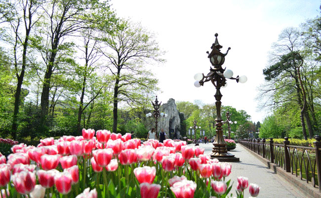 Paseo de tulipanes de Efteling