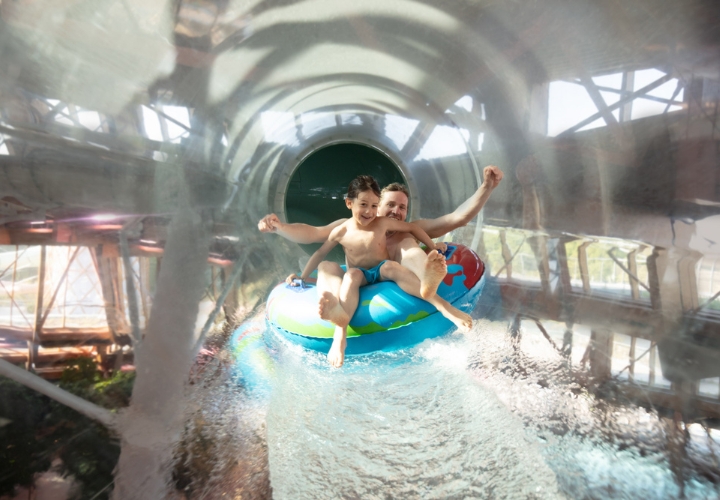 MagicBreaks Enorme parque acuático cubierto banner del carrusel